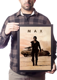 Poster Com Moldura A3 Car Legends Mad Max
