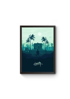 Poster Moldurado Game GTA Vice City Quadro