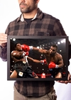 Quadro Boxe Mike Tyson Foto Luta Soco Pôster