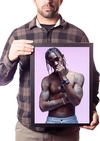 Poster Moldurado Travis Scott Foto Quadro