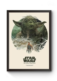 Quadro Decorativo Star Wars Yoda Pop Art 2