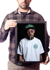 Quadro Decorativo Tyler, The Creator Foto Poster Moldurado