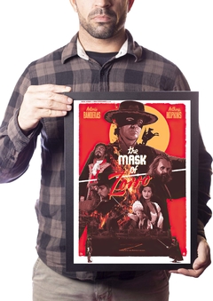 Poster com Moldura A3 A Máscara do Zorro