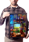 Poster Moldura Retro Game Duck Hunt Nintendo 8 bits Quadro