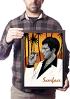 Lindo Quadro Retrato Tony Montana  ScarFace