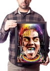 Quadro Arte PUNANI Tekashi 6ix9ine Rap Trap