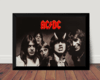 Poster Com Moldura Ac/dc Highway To Hell Quadro