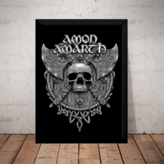 Quadro Banda Death Metal Amon Amarth Viking Arte