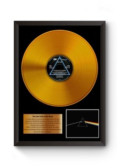 Quadro Disco de ouro Dark Side Of the Moon Poster