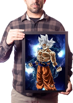 Poster Com Moldura A3 Dragon Ball  Goku