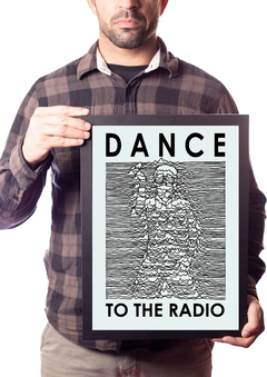 Quadro Joy Division Banda Arte Dance to the radio