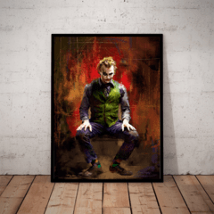 Quadro Decorativo Coringa Joker Arte vilão Batman 42x29cm