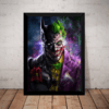 Quadro Arte Coringa X Batman Hq Poster Com Moldura