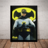 Quadro Batman 1966 Arte Retro Vintage Poster Moldurado