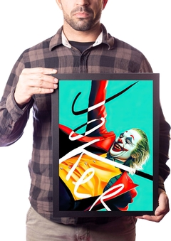 Lindo Quadro Joker Joaquin Phoenix Poster Moldurado