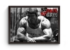 Quadro Arnold Schwarzenegger Motivacional No Pain No Gain