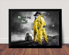 Quadro Decorativo Breaking Bad Poster Com Moldura