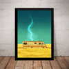 Quadro Decorativo Breaking Bad sem texto arte nerd Geek grande 42x29cm