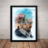 Quadro Breaking Bad Serie Arte Poster Com Moldura