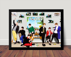 Quadro Jin Suga J-hope Rm Jimin V Jungkook Bts Kpop