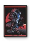 Quadro Arte Anakin Skywalker Poster Moldurado