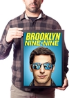 Quadro Brooklyn 99 Jake Peralta Poster Moldurado