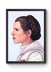 Quadro Arte Star Wars Princesa Leia Poster