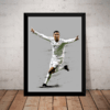 Quadro Decorativo Cristiano Ronaldo Cr7 Arte Futebol