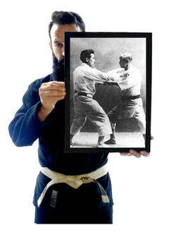 Quadro Jigoro Kano E Kyuzo Mifune Historia Jiu Jitsu Treino