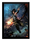 Quadro Tomb Raider Game Arte Poster Moldurado