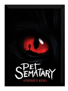 Quadro Pet Sematary Cemitério Maldito Arte Poster Moldurado