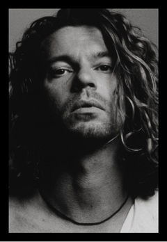 Quadro Foto Michael Hutchence Inxs 42x29cm