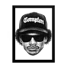 Quadro Decorativo Eazy-e Hip Hop Arte A Lapis 42x29cm