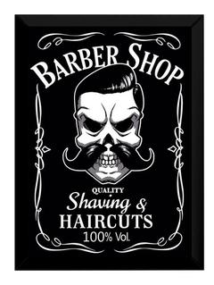 Quadro Decorativo Arte Barbearia Barbe Shop