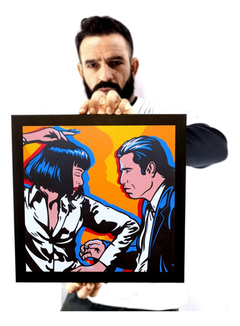 Quadro Decorativo Dança Pulp Fiction Pop Arte