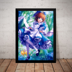 Quadro Anime Cardcaptor Sakura Nerd Arte Poster Moldurado - comprar online