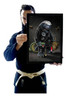 Quadro Jiu Jitsu Texugo Do Mel Ratel X Leão Cobra Arte