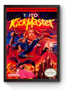 Quadro Capa Kick Master Nintendinho Poster Moldurado