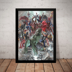 Quadro Vingadores Heroi Hq Arte De Alex Ross - comprar online