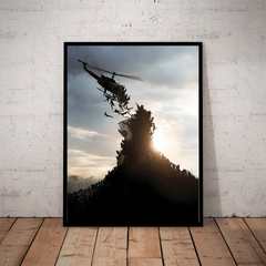 Quadro Decorativo Guerra Mundial Z Poster Moldurado - comprar online