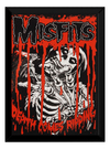 Quadro Banda Misfits Horror Punk Arte Poster Com Moldura