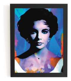 Quadro Decorativo Elizabeth Taylor Arte