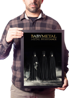 Quadro Banda Babymetal Metal Resistance Decoração