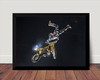 Quadro Decorativo Freestyle Motocross Foto Travis Pastrana