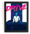 Quadro Drive Game Arte Poster Moldurado