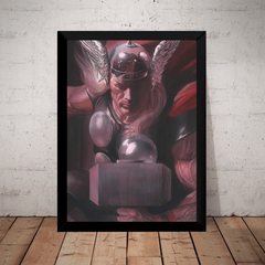 Quadro Thor Marvel Hq Arte De Alex Ross - comprar online