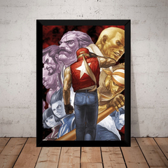 Quadro Game Fatal Fury Arte Terry Bogard Poster Com Moldura - comprar online