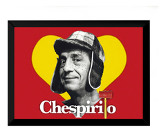 Belo Quadro Decorativo Chespirito Chaves Homenagem 42x29cm