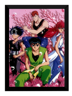 Quadro Yu Yu Hakusho Anime Urameshi Kurama Hiei Kuwabara