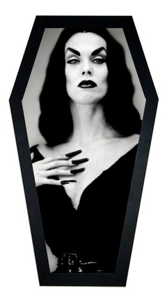 Quadro Caixão Maila Nurmi Vampira Arte Moldura Exclusiva